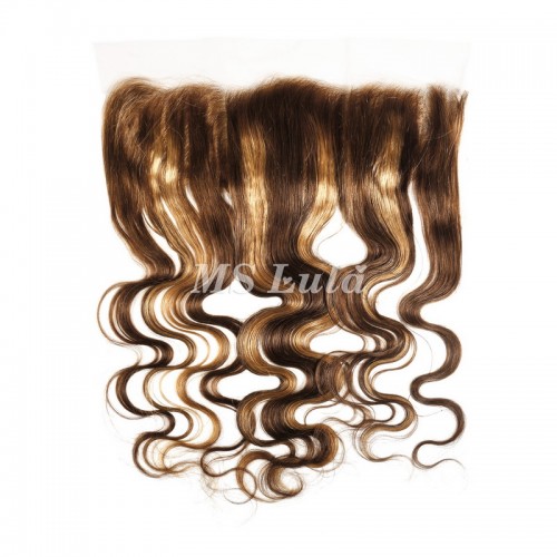Body Wave #4/27 Highlight Virgin Human Hair 4x4 13x4 Transparent Lace Closure/Frontal | Human Hair Wig | Lace Front